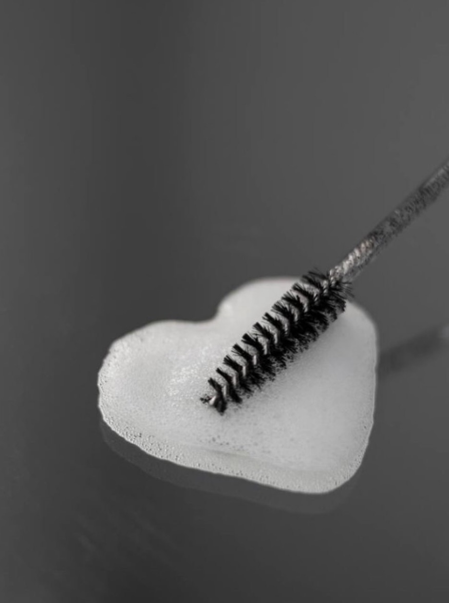 Lash brush with heart-shaped foam — Matric Dance Glow-Up at BL Aesthetics
